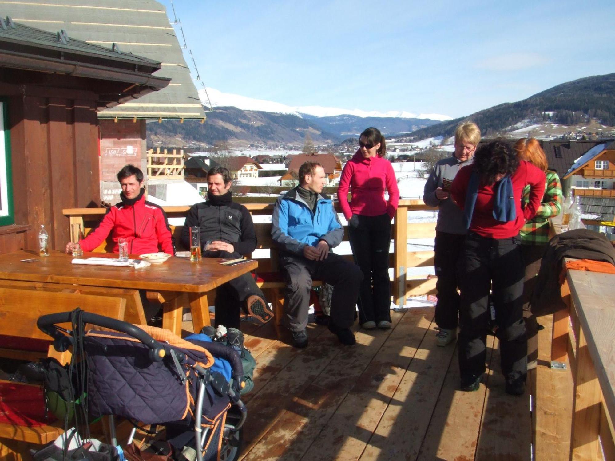 Sportbauernhof - Gasthaus Hochalmblick Krems in Kaernten エクステリア 写真